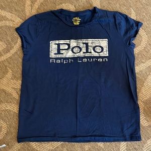 Polo Ralph Lauren kids t-shirt size S, 160 Dark blue
